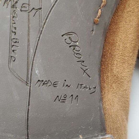 To Boot New York Tan Suede Derby Shoes Style Size 11 - Picture 7 of 9